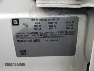 2010 Cadillac CTS Luxury with VIN 1G6DE5EG9A0123953, listed as a Copart auction lot 43164195 with 161,834 mi miles and Salvage Title. Bid and sale history available at carsss.com. Image 12.
