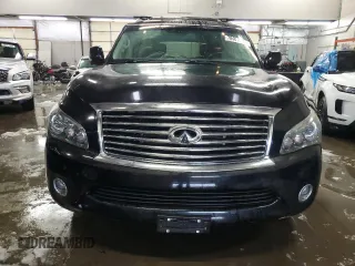 2012 Infiniti QX56 7-passenger with VIN JN8AZ2NE5C9015530, listed as a Copart auction lot 78957604 with 120,104 mi miles and Salvage Title. Bid and sale history available at carsss.com. Image 5.
