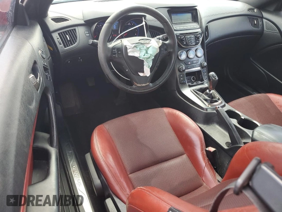 2013 Hyundai Genesis Coupe R-Spec z VIN KMHHU6KJ9DU097094, wystawiony jako Copart lot #60881695 z przebiegiem 88 542 mil mil oraz Szkoda całkowita • Salvage title. Historia ofert i sprzedaży dostępna na DreamBid. Obrazek 8.