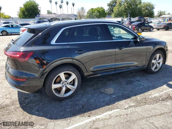 2019 Audi e-tron Premium Plus with VIN WA1LAAGE8KB023318, listed as a Copart auction lot 40812503 with 21,810 mi miles. Bid and sale history available at carsss.com. Image 3.