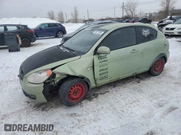 2010 Hyundai Accent L with VIN KMHCN3BC2AU166579, listed as a Copart auction lot 45977305 with 326,884 mi miles and Salvage Title. Bid and sale history available at carsss.com. Image 1.