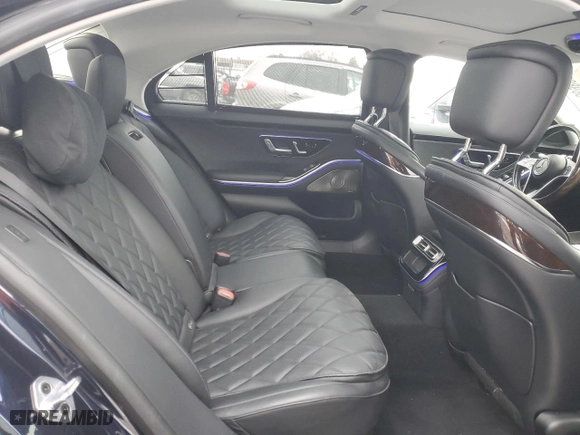 2022 Mercedes-Benz S-Class S 580 with VIN W1K6G7GB2NA110383, listed as a Copart auction lot 88980035 with 77,332 mi miles and Salvage Title. Bid and sale history available at carsss.com. Image 10.