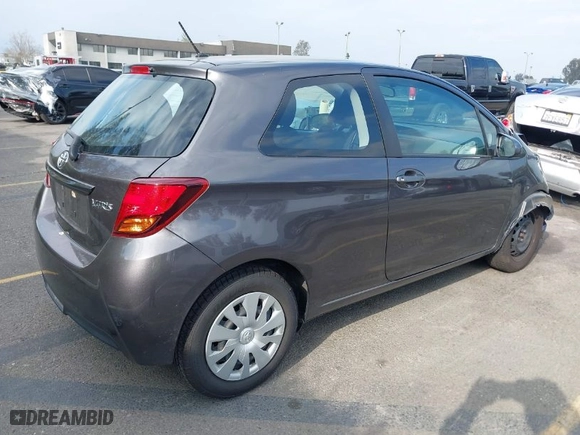 2015 Toyota Yaris L with VIN VNKJTUD3XFA019088, listed as a IAAI auction lot 41892895 with 19,360 mi miles. Bid and sale history available at carsss.com. Image 4.