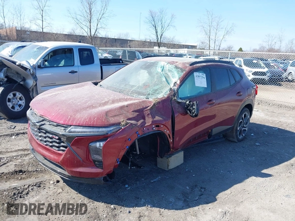 2024 Chevrolet Trax 2RS with VIN KL77LJE23RC079419, listed as a IAAI auction lot 41897294 with Not Provided miles and . Bid and sale history available at DreamBid. Image 17.