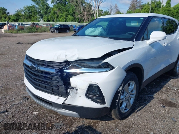 2021 Chevrolet Blazer LT z VIN 3GNKBCR4XMS584620, wystawiony jako IAAI lot #39878731 z przebiegiem 20 731 mil mil oraz . Historia ofert i sprzedaży dostępna na DreamBid. Obrazek 6.
