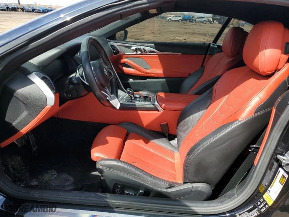 2019 BMW 8 Series M850i xDrive with VIN WBAFY4C52KBX39344, listed as a Copart auction lot 50695235 with 35,699 mi miles and Clean Title. Bid and sale history available at carsss.com. Image 7.