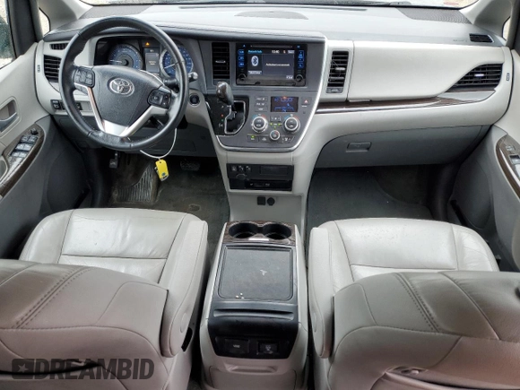 2015 Toyota Sienna XLE with VIN 5TDYK3DC0FS686792, listed as a Copart auction lot 57472045 with 222,663 mi miles and Salvage title. Bid and sale history available at DreamBid. Image 8.