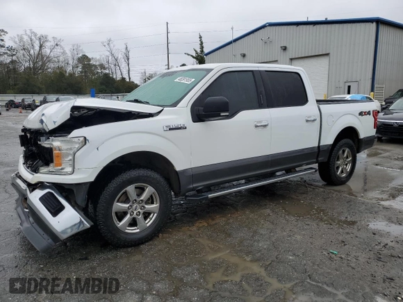 2018 Ford F-150 XL with VIN 1FTEW1EP3JFD25837, listed as a Copart auction lot 48391955 with 120,636 mi miles and Salvage Title. Bid and sale history available at carsss.com. Image 1.