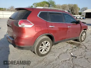 2016 Nissan Rogue SV with VIN JN8AT2MT0GW005836, listed as a Copart auction lot 49987145 with 94,636 mi miles and Salvage Title. Bid and sale history available at carsss.com. Image 3.