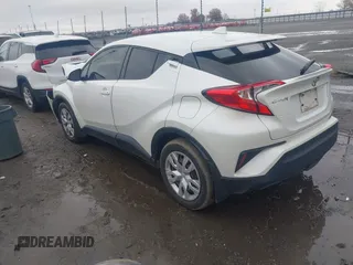 2021 Toyota C-HR LE with VIN JTNKHMBX2M1110644, listed as a IAAI auction lot 41115935 with 75,413 mi miles. Bid and sale history available at carsss.com. Image 3.