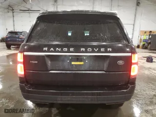 2019 Land Rover Range Rover HSE with VIN SALGS2SV5KA542486, listed as a Copart auction lot 44605685 with 37,986 mi miles and Salvage Title. Bid and sale history available at carsss.com. Image 6.