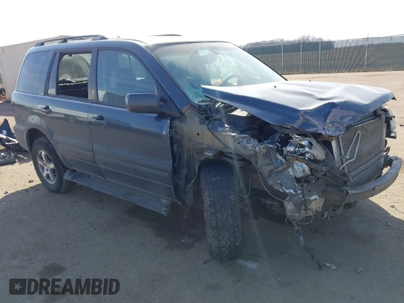 2006 Honda Pilot EX-L with VIN 5FNYF18656B012252, listed as a IAAI auction lot 41801738 with 246,191 mi miles and . Bid and sale history available at DreamBid. Image 1.