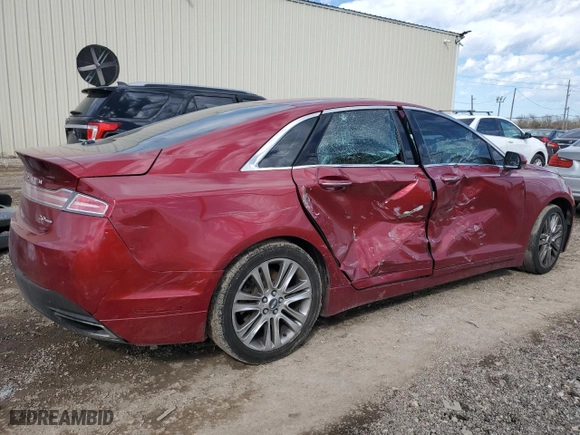 2014 Lincoln MKZ with VIN 3LN6L2G94ER815421, listed as a Copart auction lot 89105985 with 193,834 mi miles and Salvage Title. Bid and sale history available at carsss.com. Image 3.