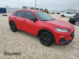 2024 Honda HR-V Sport with VIN 3CZRZ1H58RM756893, listed as a Copart auction lot 44939995 with 7,088 mi miles and Salvage Title. Bid and sale history available at DreamBid. Image 4.