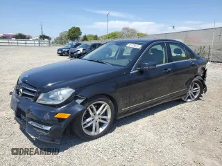 2014 Mercedes-Benz C 250 Sport with VIN WDDGF4HB0EA933110, listed as a Copart auction lot 55139615 with 110,603 mi miles and Salvage Title. Bid and sale history available at DreamBid. Image 1.