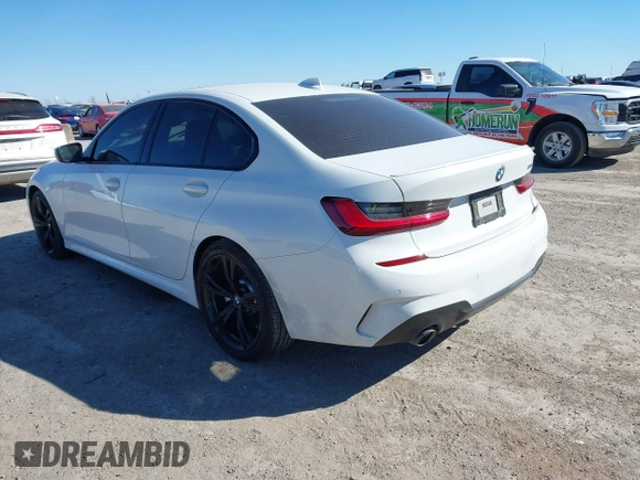 2022 BMW 3 Series 330i with VIN 3MW5R1J04N8C30165, listed as a IAAI auction lot 41412370 with 49,015 mi miles and . Bid and sale history available at DreamBid. Image 3.