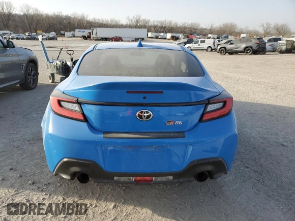 2022 Toyota GR86 Premium with VIN JF1ZNBE18N9751894, listed as a Copart auction lot 48620575 with 50,709 mi miles and Salvage Title. Bid and sale history available at carsss.com. Image 6.