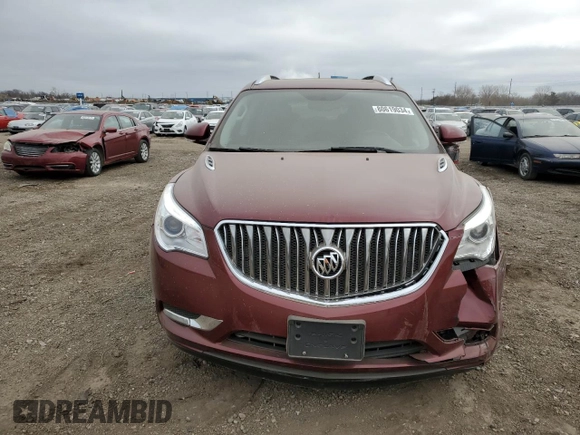 2016 Buick Enclave Leather with VIN 5GAKVBKD7GJ129414, listed as a Copart auction lot 80619034 with 141,253 mi miles and Salvage Title. Bid and sale history available at DreamBid. Image 5.