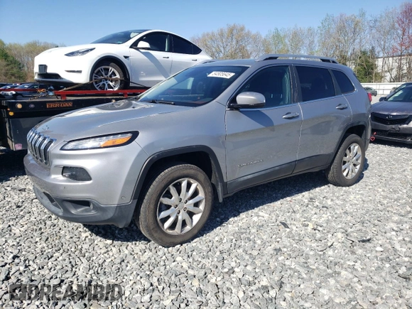 2015 Jeep Cherokee Limited with VIN 1C4PJMDS3FW564665, listed as a Copart auction lot 54505645 with 155,409 mi miles and Clean Title. Bid and sale history available at DreamBid. Image 1.