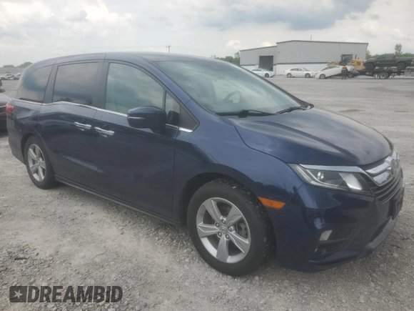 2019 Honda Odyssey EX with VIN 5FNRL6H58KB022432, listed as a Copart auction lot 61501254 with 91,979 mi miles and Non Repairable. Bid and sale history available at carsss.com. Image 4.