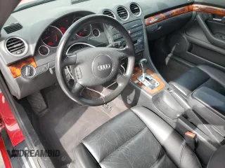 2004 Audi A4 3.0L with VIN WAUAT48H04K002500, listed as a Copart auction lot 67114134 with 128,778 mi miles and Salvage Title. Bid and sale history available at carsss.com. Image 8.