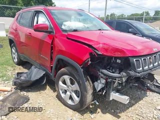 2020 Jeep Compass Latitude z VIN 3C4NJDBB6LT173909, wystawiony jako IAAI lot #42615635 z przebiegiem 34 212 mil mil oraz . Historia ofert i sprzedaży dostępna na DreamBid. Obrazek 6.