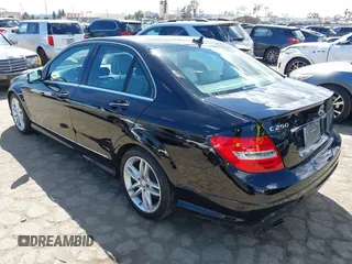 2013 Mercedes-Benz C-Class C 250 Sport with VIN WDDGF4HBXDR273481, listed as a IAAI auction lot 41933780 with 88,089 mi miles. Bid and sale history available at carsss.com. Image 3.