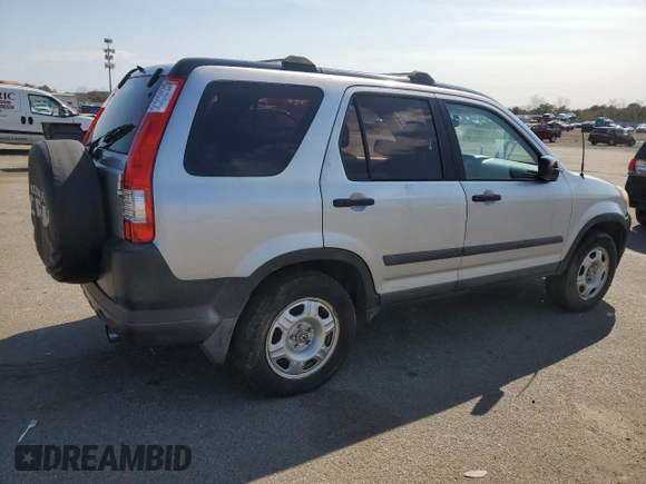 2006 Honda CR-V LX with VIN SHSRD78596U406205, listed as a Copart auction lot 53106305 with 212,569 mi miles and Non Repairable. Bid and sale history available at carsss.com. Image 3.
