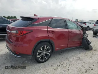 2022 Lexus RX 450h with VIN 2T2HGMDA8NC076504, listed as a Copart auction lot 51940915 with 39,050 mi miles and Salvage title. Bid and sale history available at DreamBid. Image 3.