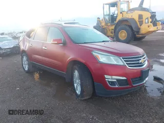 2014 Chevrolet Traverse LT with VIN 1GNKRGKD9EJ132836, listed as a IAAI auction lot 41299532 with 145,918 mi miles. Bid and sale history available at carsss.com. Image 1.