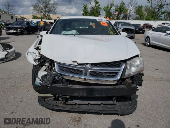 2012 Dodge Avenger SXT with VIN 1C3CDZCB5CN161720, listed as a Copart auction lot 54502795 with 47,307 mi miles and Clean Title. Bid and sale history available at carsss.com. Image 5.