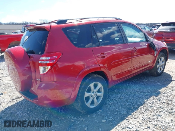 2012 Toyota RAV4 Limited with VIN 2T3DK4DV8CW084657, listed as a IAAI auction lot 41881040 with 191,119 mi miles. Bid and sale history available at carsss.com. Image 4.