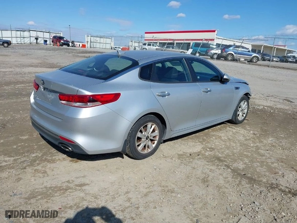 2018 Kia Optima LX with VIN 5XXGT4L3XJG201472, listed as a IAAI auction lot 41394624 with 84,950 mi miles. Bid and sale history available at carsss.com. Image 4.