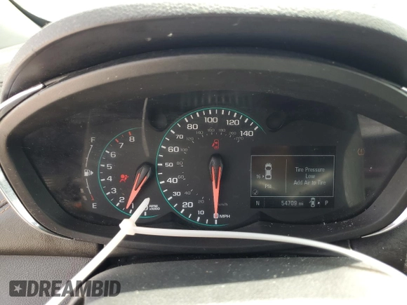 2022 Chevrolet Trax LT with VIN KL7CJLSM6NB512771, listed as a Copart auction lot 61241545 with 54,709 mi miles and Salvage title. Bid and sale history available at DreamBid. Image 9.