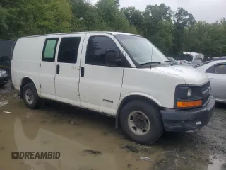 2003 Chevrolet Express Cargo with VIN 1GCGG25U831126705, listed as a Copart auction lot 73466744 with 265,323 mi miles and Salvage Title. Bid and sale history available at DreamBid. Image 4.