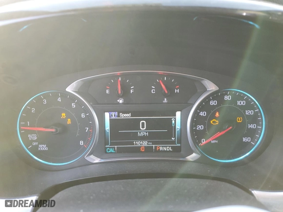 2019 Chevrolet Traverse RS with VIN 1GNERJKX7KJ242574, listed as a Copart auction lot 43157425 with 110,122 mi miles and Salvage Title. Bid and sale history available at carsss.com. Image 9.