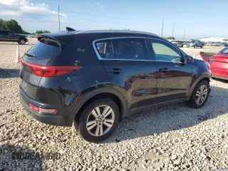 2017 Kia Sportage LX with VIN KNDPMCAC6H7102614, listed as a Copart auction lot 54190025 with 141,434 mi miles and Salvage Title. Bid and sale history available at DreamBid. Image 3.