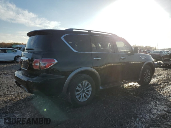 2020 Nissan Armada SL with VIN JN8AY2ND2LX015068, listed as a Copart auction lot 78689033 with 77,290 mi miles. Bid and sale history available at carsss.com. Image 3.