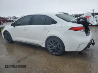 2023 Toyota Corolla Hybrid LE with VIN JTDBDMHE1P3007343, listed as a Copart auction lot 45537195 with 50,913 mi miles and Salvage Title. Bid and sale history available at carsss.com. Image 2.