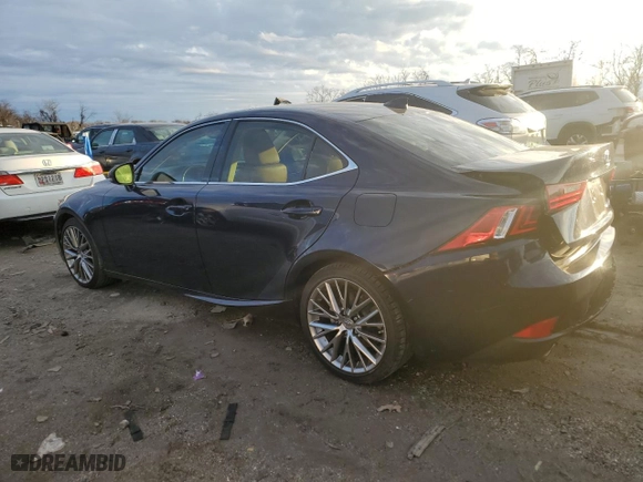 2014 Lexus IS 250 with VIN JTHCF1D21E5011739, listed as a Copart auction lot 86209314 with 85,895 mi miles and Salvage Title. Bid and sale history available at carsss.com. Image 2.