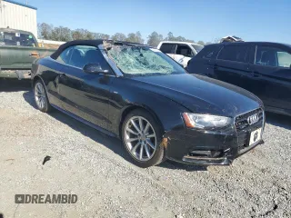 2016 Audi A5 Premium with VIN WAUD2AFHXGN005747, listed as a Copart auction lot 75031624 with 49,068 mi miles and Salvage title. Bid and sale history available at DreamBid. Image 4.