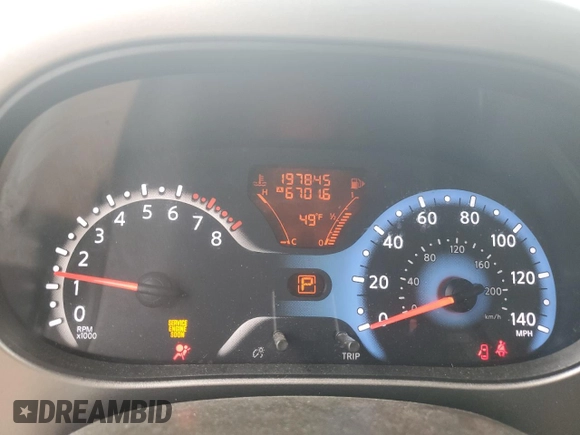 2009 Nissan Cube SL z VIN JN8AZ28R89T126499, wystawiony jako Copart lot #56249305 z przebiegiem 197 845 mil mil oraz Szkoda całkowita • Salvage title. Historia ofert i sprzedaży dostępna na DreamBid. Obrazek 9.