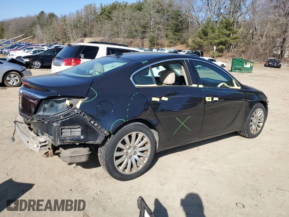 2012 Buick Regal with VIN 2G4GR5EKXC9144026, listed as a Copart auction lot 48033955 with 137,288 mi miles and Clean Title. Bid and sale history available at carsss.com. Image 3.