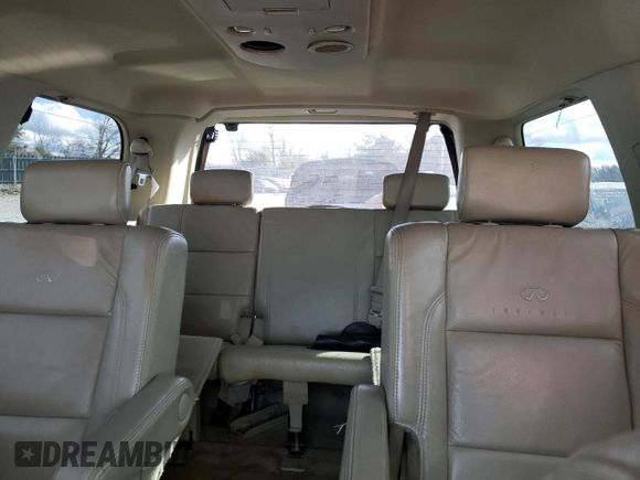 2007 Infiniti QX56 with VIN 5N3AA08C47N802244, listed as a Copart auction lot 87195344 with 0 mi miles and Salvage Title. Bid and sale history available at carsss.com. Image 10.