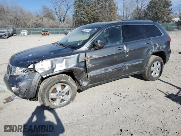 2012 Jeep Grand Cherokee Laredo with VIN 1C4RJEAG0CC299568, listed as a Copart auction lot 80455464 with 98,540 mi miles and Salvage Title. Bid and sale history available at carsss.com. Image 1.