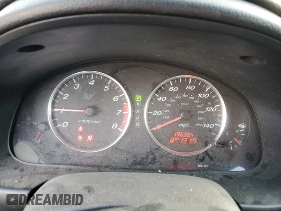 2007 Mazda 6 i Sport VE with VIN 1YVHP84C675M24095, listed as a Copart auction lot 80582564 with 196,394 mi miles and Salvage Title. Bid and sale history available at DreamBid. Image 9.