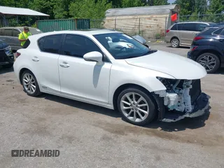 2013 Lexus CT 200h with VIN JTHKD5BH9D2171433, listed as a IAAI auction lot 42448853 with 141,558 mi miles and . Bid and sale history available at DreamBid. Image 1.
