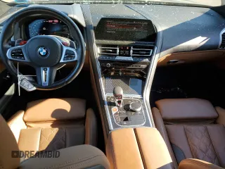 2020 BMW M8 with VIN WBSGV0C02LCE26394, listed as a Copart auction lot 46100865 with 52,713 mi miles and Salvage Title. Bid and sale history available at carsss.com. Image 8.