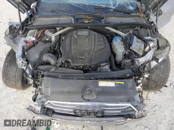 2017 Audi A4 Season of Audi Premium with VIN WAUDNAF43HN058215, listed as a Copart auction lot 49381505 with 0 mi miles and Salvage Title. Bid and sale history available at carsss.com. Image 12.
