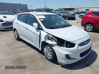 2017 Hyundai Accent SE with VIN KMHCT5AE0HU365659, listed as a IAAI auction lot 41989023 with 142,416 mi miles. Bid and sale history available at carsss.com. Image 1.